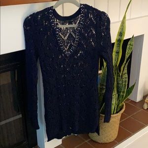 White House Black Market Navy sweater